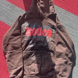 Brown spider hoodie