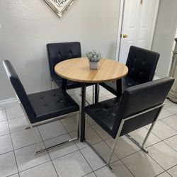 Table with four chairs