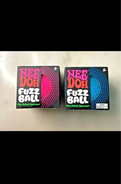 Needoh Fuzzball (Pink and Blue)