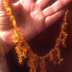Baltic Amber pendant necklace 18’