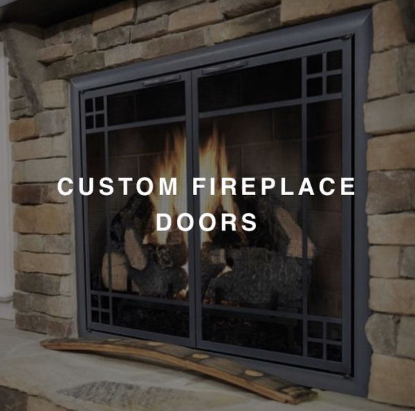 www. ExceptionalFire .com - Fireplace Glass Door Standard and Custom Size