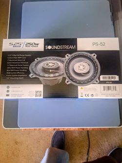 Soundstream 5.25 Audio Speakers Brand New In The Box