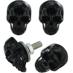 Skull License plate screws 