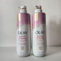 2 Olay Body Wash Intensely Hydrating 
