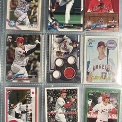 Shohei Ohtani Baseball Cards Collection 