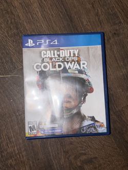 PS4 call of duty Cold War