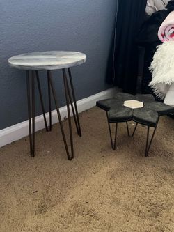 Two side tables