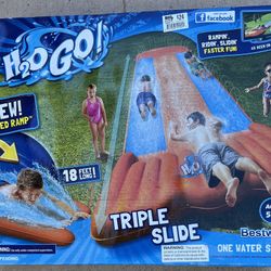 Triple Water Slide