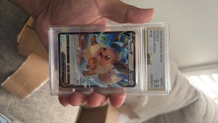 Pokemon Eevee V Crown Zenith AGS 9.5 Graded Card
