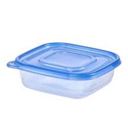 4 plastic containers.