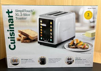 Cuisinart SimpliTouch XL Color Touchscreen 2-Slice Toaster