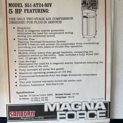 Used Magna Force S51-AT24-80V Air Compressor