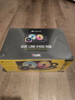 *NEW* Corsair iCue Link H100i RGB  Liquid CPU Cooler 240mm