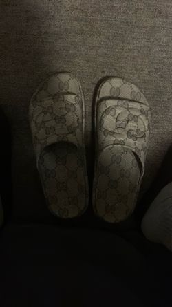Gucci slides interlock G- beige ebony