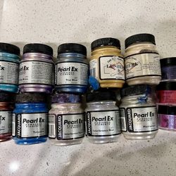 Art Supplies / Pigments / Glitter / Paint Lot 