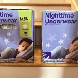 Nighttime underwear for boys