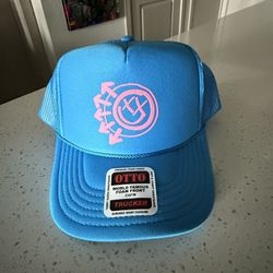 Blink-182 Blue trucker hat 