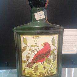 Jim Beam Whiskey Decanter Bottle with J. Lockhart Scarlet Tanger