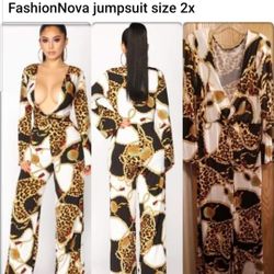 Fashion Nova Jumpsuit Size 2x