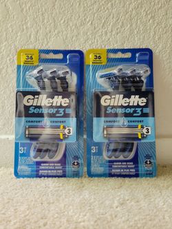 Gillette Sensor3 Comfort Razors • $4 each