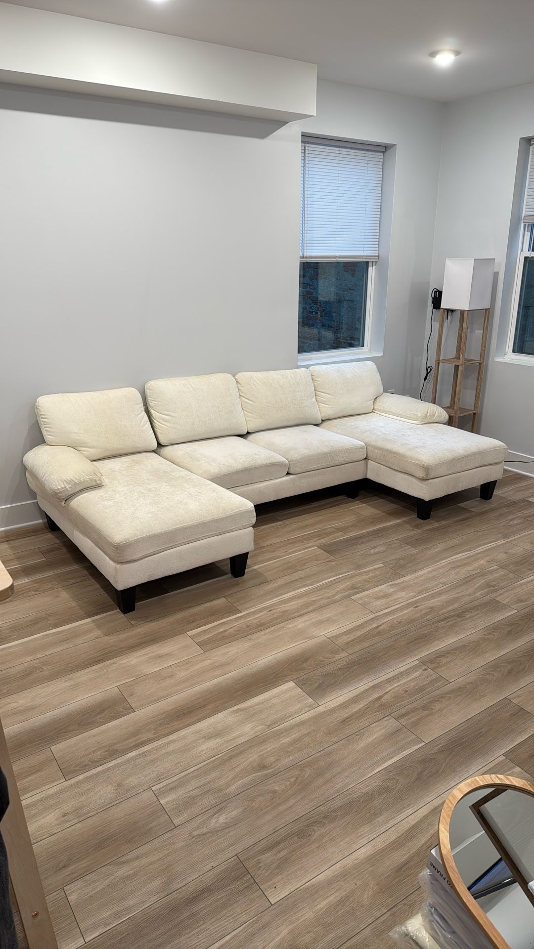 White/Beige Couch