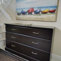 ESPRESSO DRESSER 6 DRAWERS DELIVERY AVAILABLE
