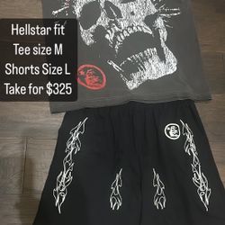 Hellstar Tee & Hellstar Shorts 