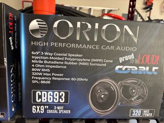 Orion system 6.5 , 6x9 , 12 woofers