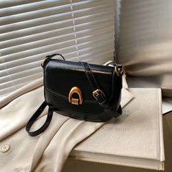 Fashion Casual Vintage Shoulder Bag | Women'S Winter New Easy Versatile High-end Trendy Genuine Leather Bag with Zipper Closure, Color