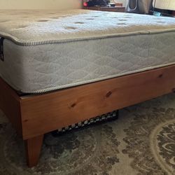 Solid Wood Bed Frame - Queen