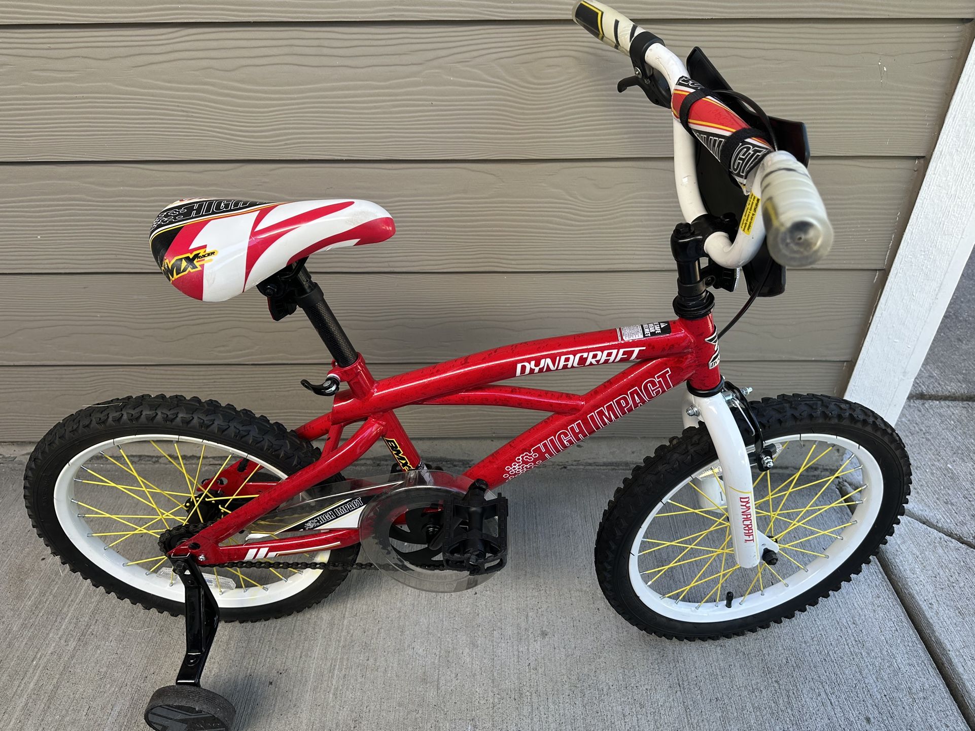 Dynacraft Riptide 18 In Children Bicycle-Red