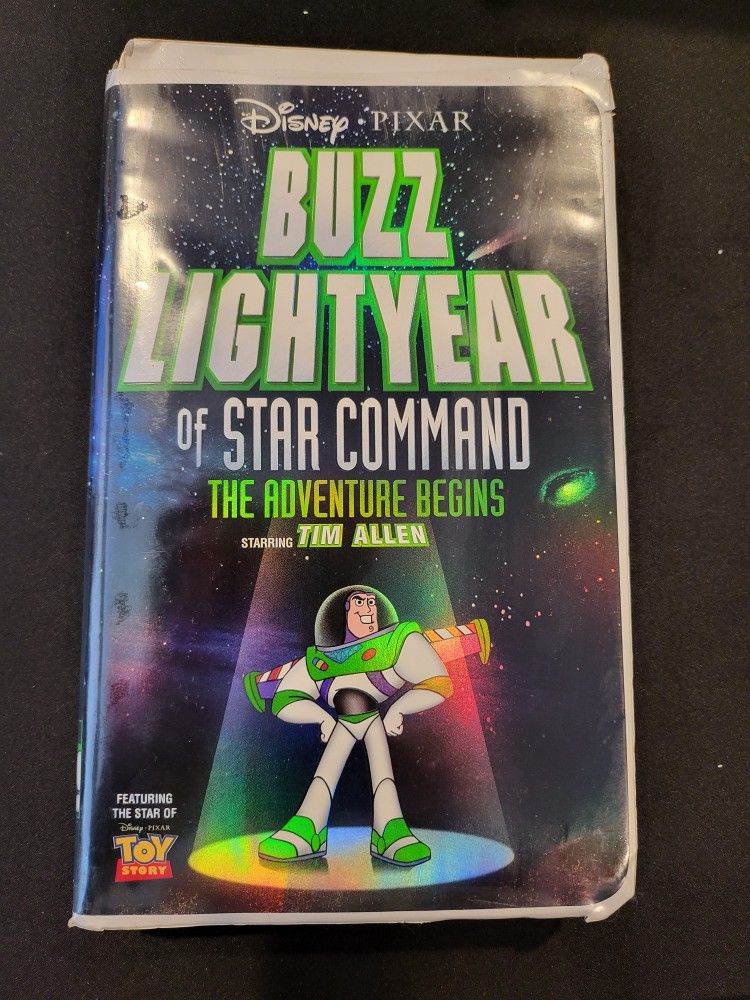 🚀✨ Buzz Lightyear of Star Command: The Adventure Begins (VHS, 2000) ✨🚀