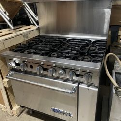 Used Imperial 6 Burner Oven Range IR-6