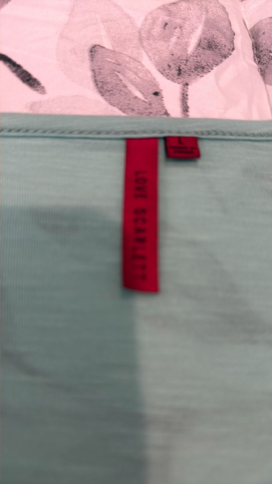 Large Green Lacey Shirt