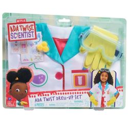 Ada Twist Scientist Dress Up Set 4-6x Brand New