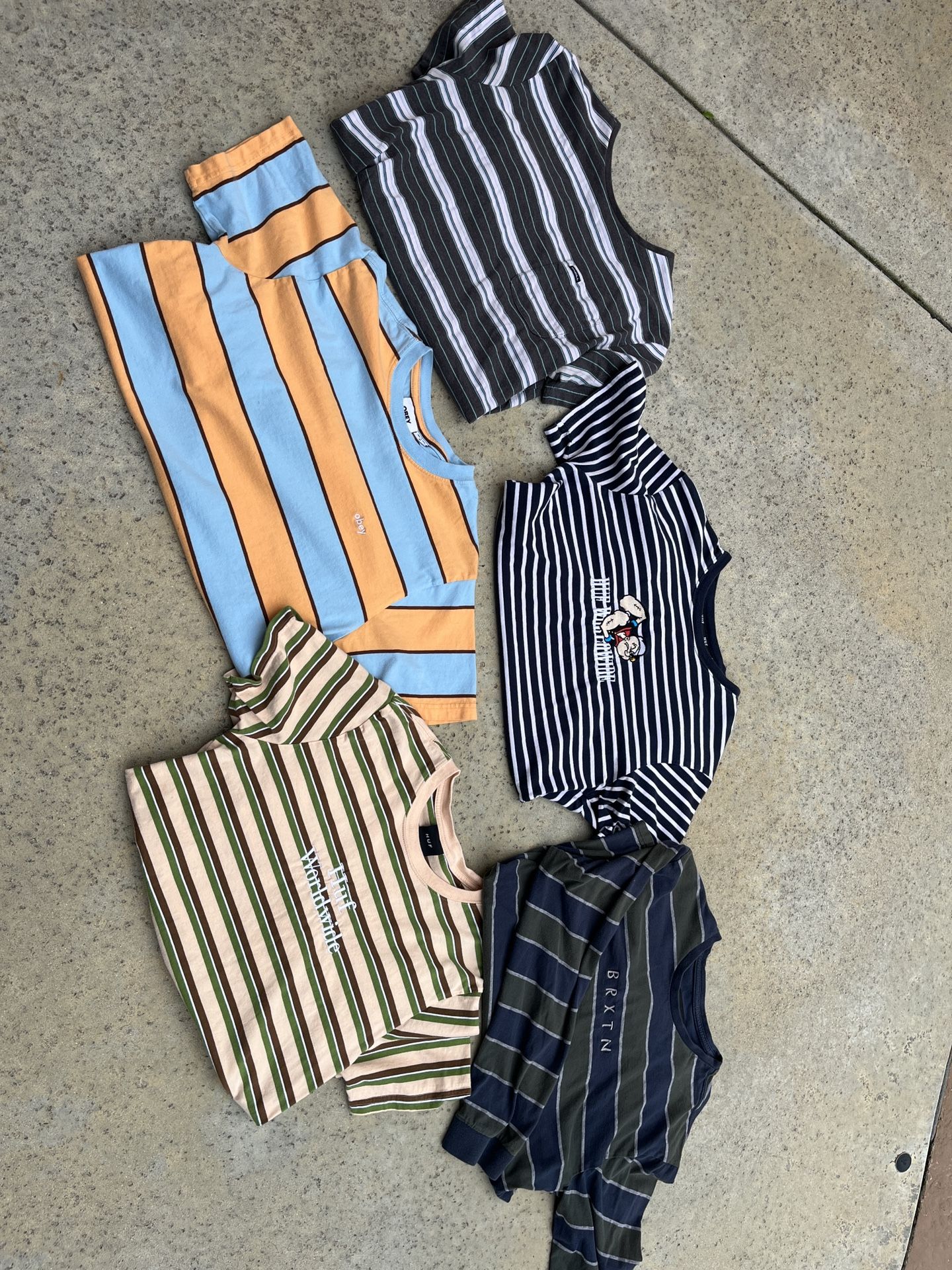 Five Striped Shirts