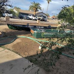 For Sale 350 for Flat Bottom 400 For The Canoe 