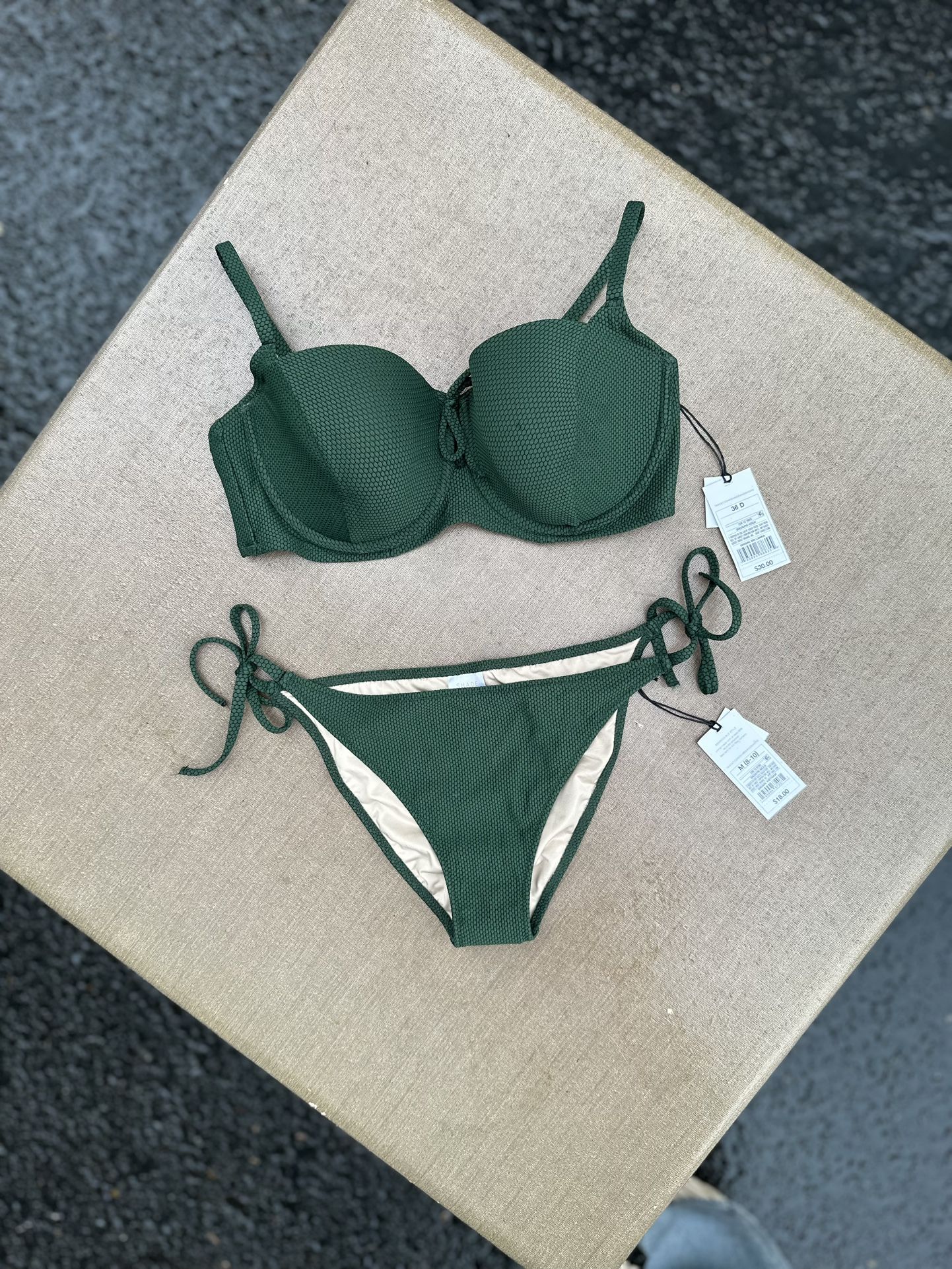 [[NEW W/ TAGS]] Target Bikini Set + Crochet Skirt Cover-Up 