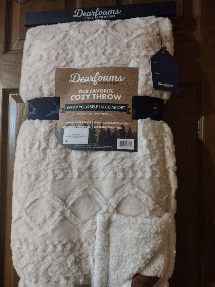 Dearfoams Blankets $15 Each
