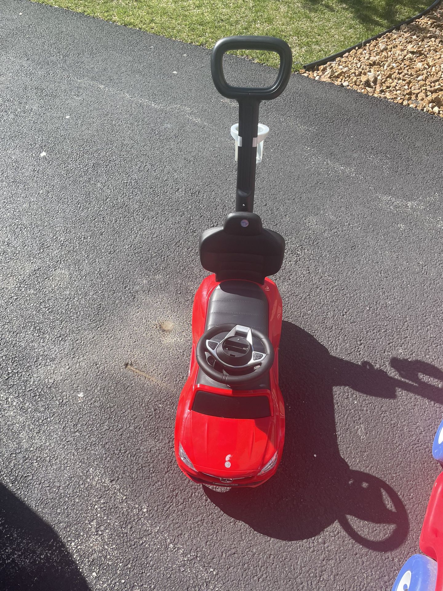 Mercedes Kids Ride Along Push Car 