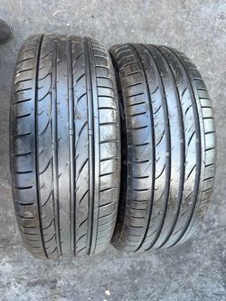 Set o 2 nice tires 205/55/17 ( We install & Balance )