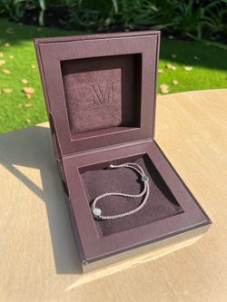 Monica Vinader Adjustable Friendship Bracelet with Original Box & Pouch