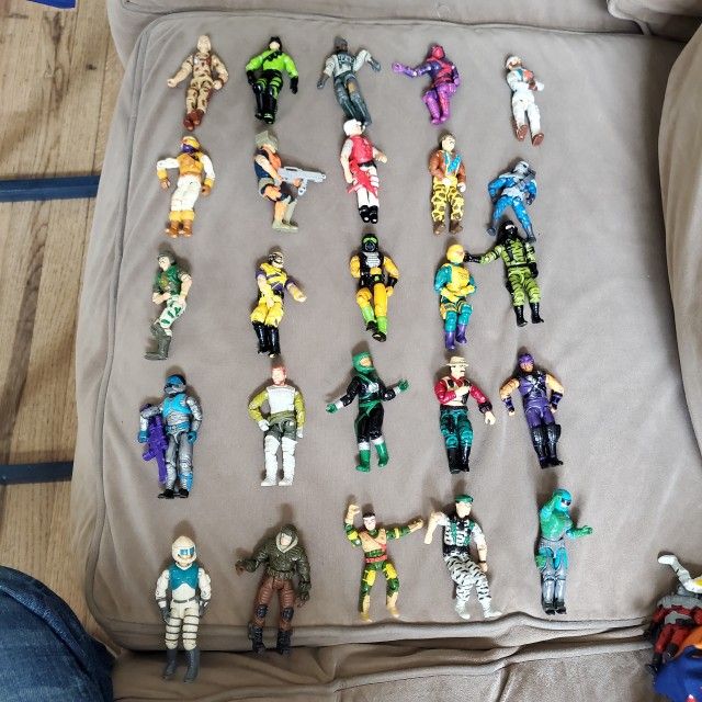 1980s Hasbro Gi Joes Lot Of 25