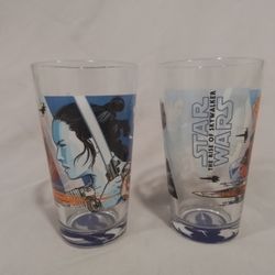 Alamo Drafthouse MONDO Star Wars The Rise of Skywalker Glasses (2) Light Side