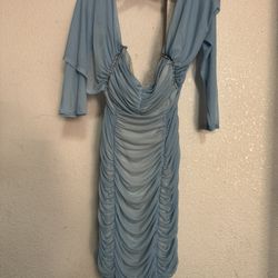 Blue Fashion Nova Dress 