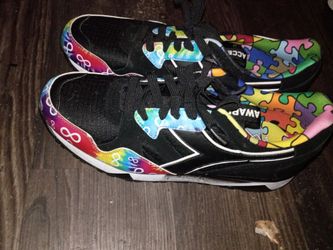 Mens Diadora N9002 Sarath Be Seen "Autism Awareness" Sneakers