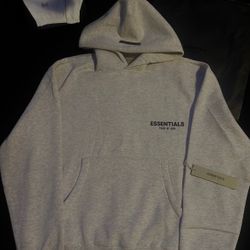 Essentials Light Grey Hoodie