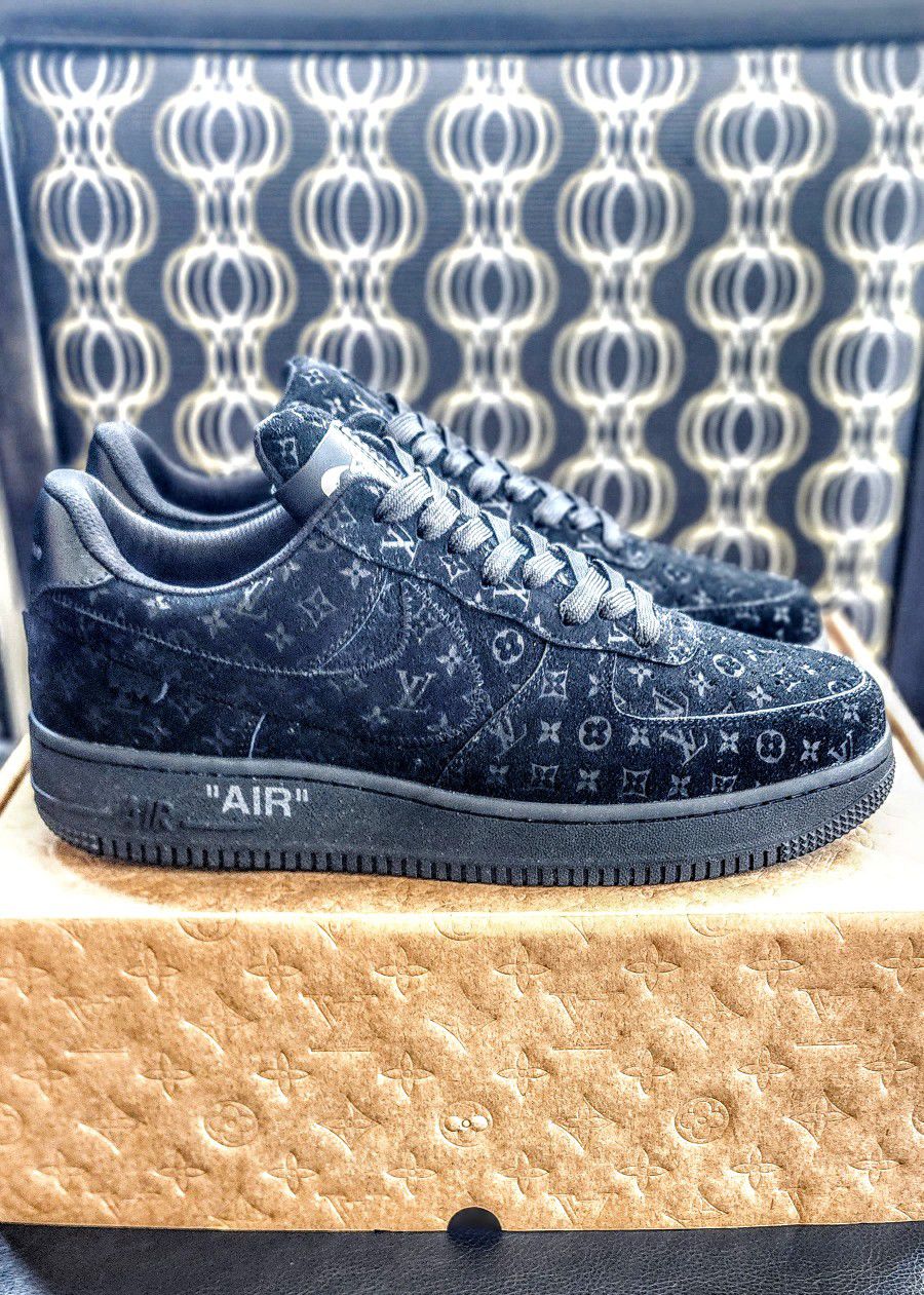 Size 11  The Louis Vuitton and Nike “Air Force 1” by Virgil Abloh