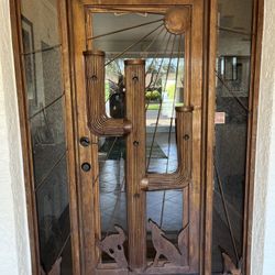 Wrought Iron Front Door