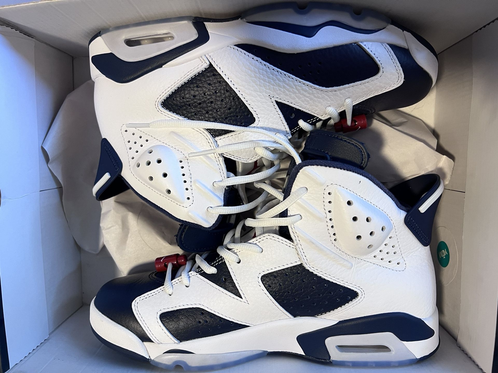 Air Jordan 6 Retro ‘Olympic’ 2024 Size 8 M